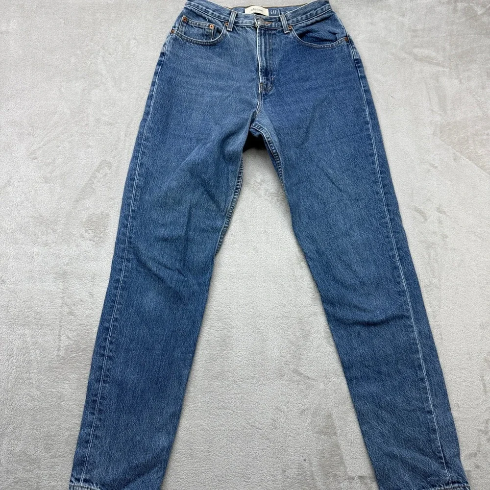 Vintage Gap Jeans Women's 10 Long Classic Fit Blue High Waisted Cotton Y2K Denim